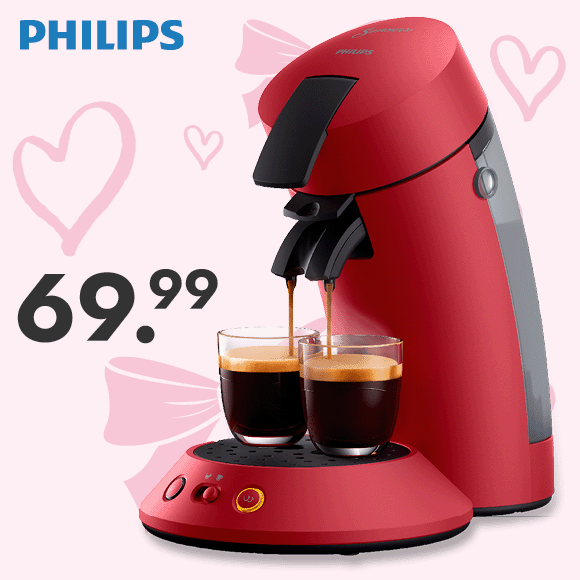 Senseo Original Plus rood voor 69.99