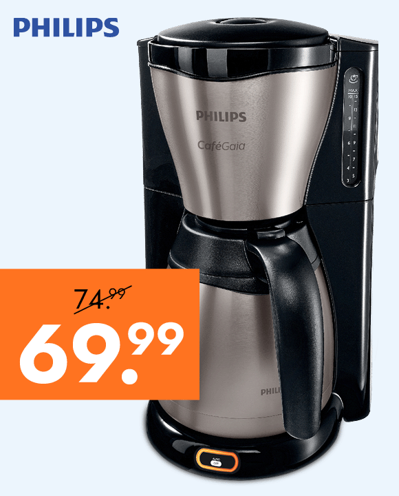 Koffiezetter Cafe Gaia voor 69.99