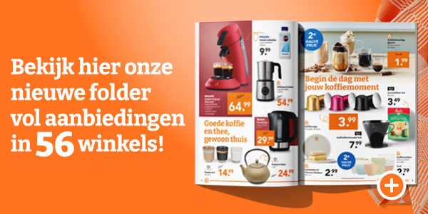 Bekijk hier onze folder vol aanbiedingen in 56 winkels
