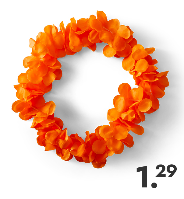 Hawaiikrans voor 1,29