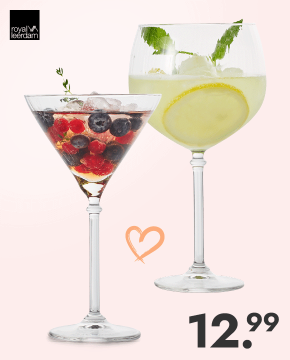 Cocktailglazen voor 12.99