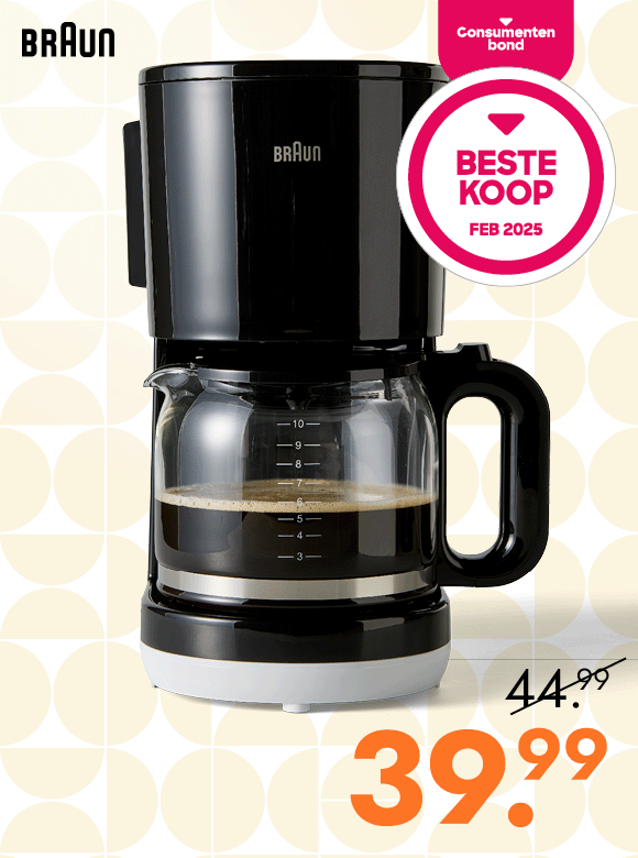 Koffiezetapparaat voor 39.99