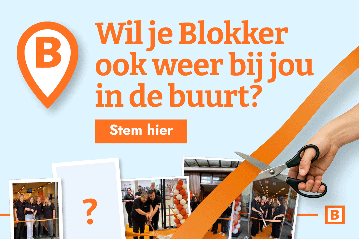 stem voor een blokker winkel in jouw buurt