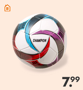 Kunstlederen bal Champion voor 7.99