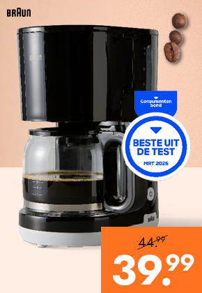 Koffiezetapparaat voor 39.99